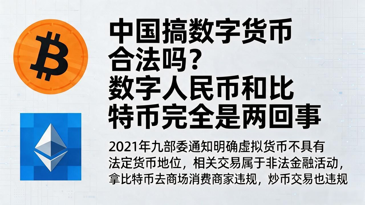 数字人民币是否合法_数字人民币与比特币的区别_中国搞数字货币合法吗